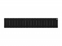 Биметаллический радиатор отопления Royal Thermo PianoForte 200 20 секций Noir Sable