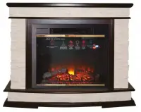 Каминокомплект Interflame Памир сланец коньячный дуб с очагом Sirius 30 LED FX Brass Каминокомплект Interflame Памир сланец коньячный дуб с очагом Sirius 30 LED FX Brass