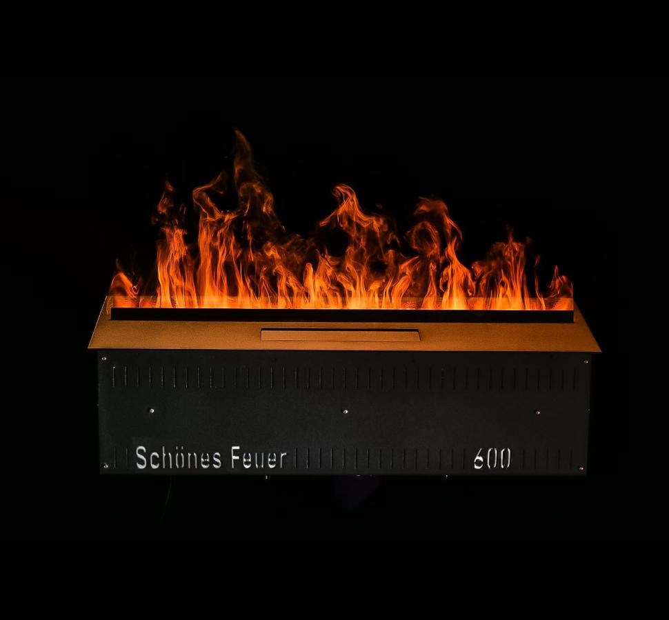 Встраиваемый электрический 3D-камин FireLine 600 RGB - Ваш цвет (+22 000 ₽) - Увлажнитель (+15 000 ₽)