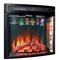 Каминокомплект Interflame Экстер темный дуб угловой с очагом Panoramic 28 LED FX Каминокомплект Interflame Экстер темный дуб угловой с очагом Panoramic 28 LED FX
