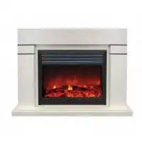 Каминокомплект RealFlame Lindelse 26 WT с очагом Moonblaze Deluxe
