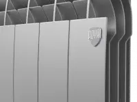 Биметаллический радиатор отопления Royal Thermo BiLiner 500 VR 10 секций Silver Satin