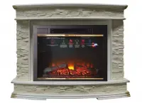 Каминокомплект Interflame Памир сланец белый с очагом Sirius 30 LED FX Brass Каминокомплект Interflame Памир сланец белый с очагом Sirius 30 LED FX Brass