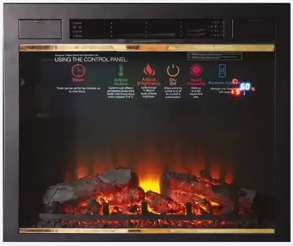 Каминокомплект Interflame Памир сланец белый с очагом Sirius 30 LED FX Brass