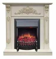 Каминокомплект RealFlame Anita corner STD/EUG WTG с очагом Fobos Lux Black S