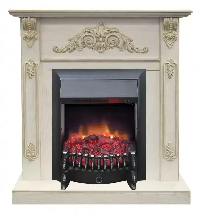 Каминокомплект RealFlame Anita corner STD/EUG WTG с очагом Fobos Lux Black S