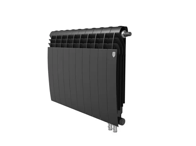 Биметаллический радиатор отопления Royal Thermo BiLiner 500 VR 10 секций Noir Sable