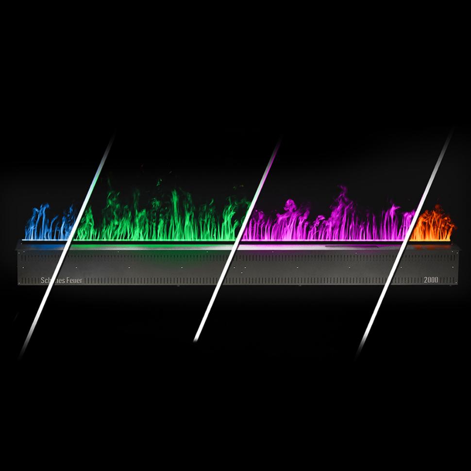 Встраиваемый электрический 3D-камин FireLine 800 RGB - Ваш цвет (+22 000 ₽) - Увлажнитель (+18 000 ₽)