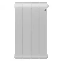 Биметаллический радиатор отопления Royal Thermo Infinity 500 4 секции Bianco Traffico