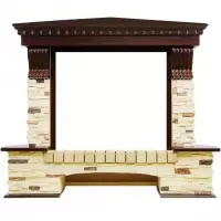 Портал Royal Flame Pierre Luxe сланец угловой