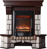 Каминокомплект Interflame Экстер М махагон угловой с очагом Fobos FX M Black Каминокомплект Interflame Экстер М махагон угловой с очагом Fobos FX M Black