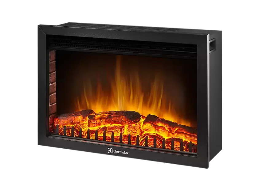 Каминокомплект Electrolux Porto 25U угловой с очагом EFP/P-2520LS сланец черный/венге