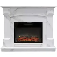 Каминокомплект RealFlame Carolina 25.5/24 WT F512 с очагом Kendal 24