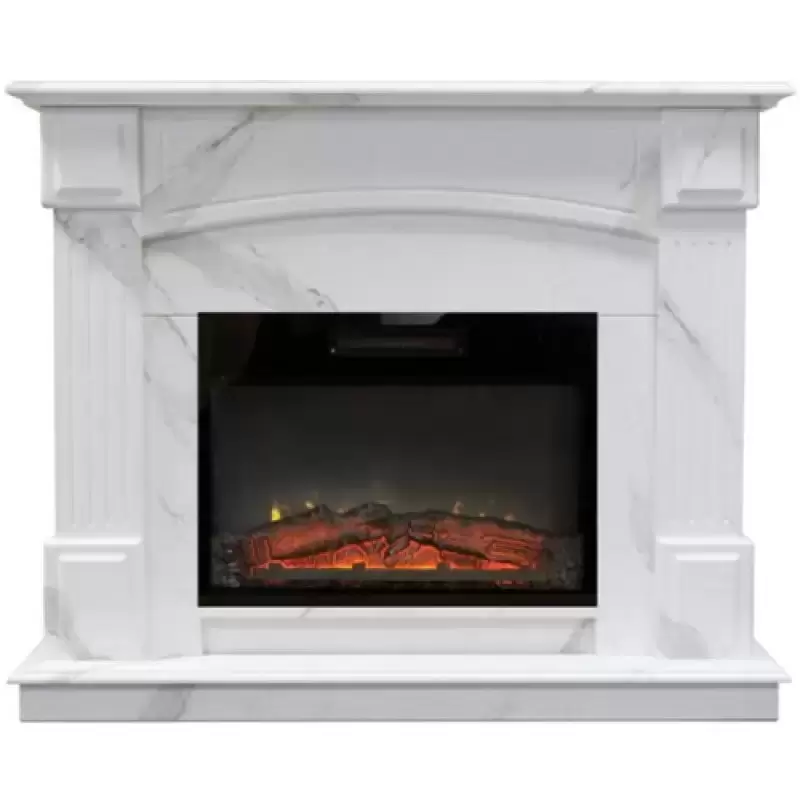 Каминокомплект RealFlame Carolina 25.5/24 WT F512 с очагом Kendal 24