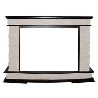 Портал Interflame Памир сланец темный дуб под очаг Panoramic 33W LED FX