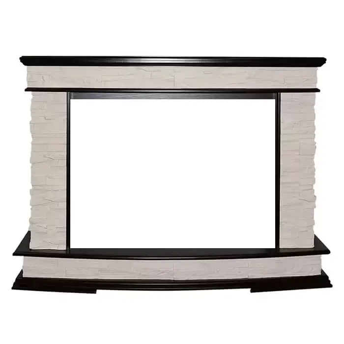 Портал Interflame Памир сланец темный дуб под очаг Panoramic 33W LED FX