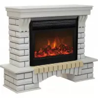 Каминокомплект RealFlame Country 26 WT с очагом MoonBlaze LUX Black/Brass