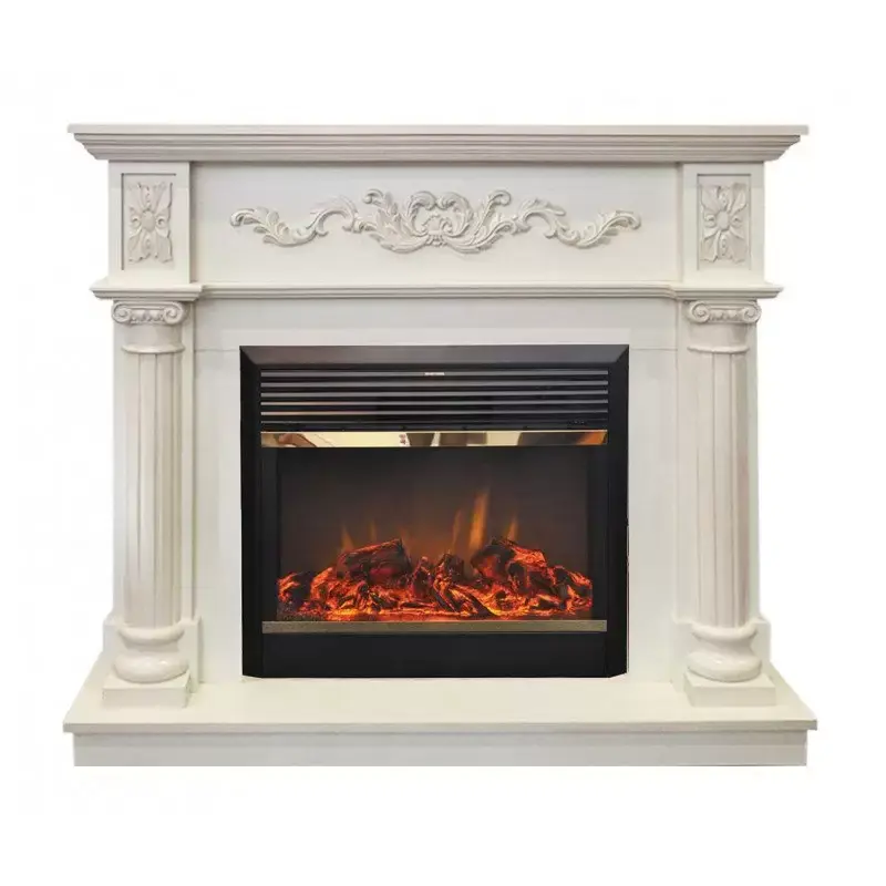 Каминокомплект RealFlame Silvia 26 WT с очагом MoonBlaze LUX Brass