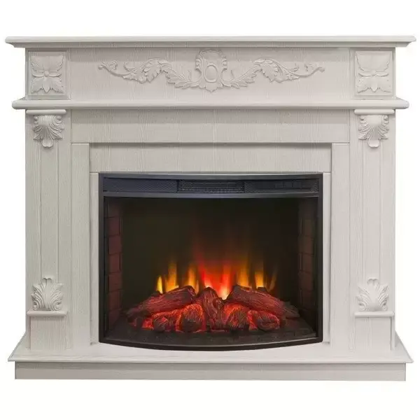 Каминокомплект RealFlame Philadelphia 25,5/26 WT с очагом Evrika 25,5 LED
