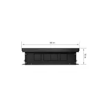 Внутрипольный конвектор Royal Thermo Atrium 90/300/1500-DG-U-BL Внутрипольный конвектор Royal Thermo Atrium 90/300/1500-DG-U-BL