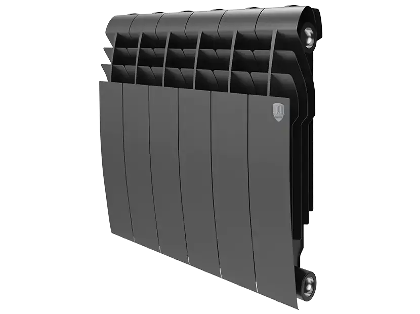 Биметаллический радиатор отопления Royal Thermo BiLiner 350 10 секций Noire Sable