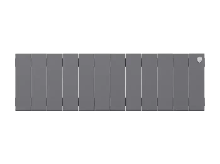 Биметаллический радиатор отопления Royal Thermo PianoForte 200 12 секций Silver Satin