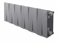 Биметаллический радиатор отопления Royal Thermo PianoForte 200 12 секций Silver Satin