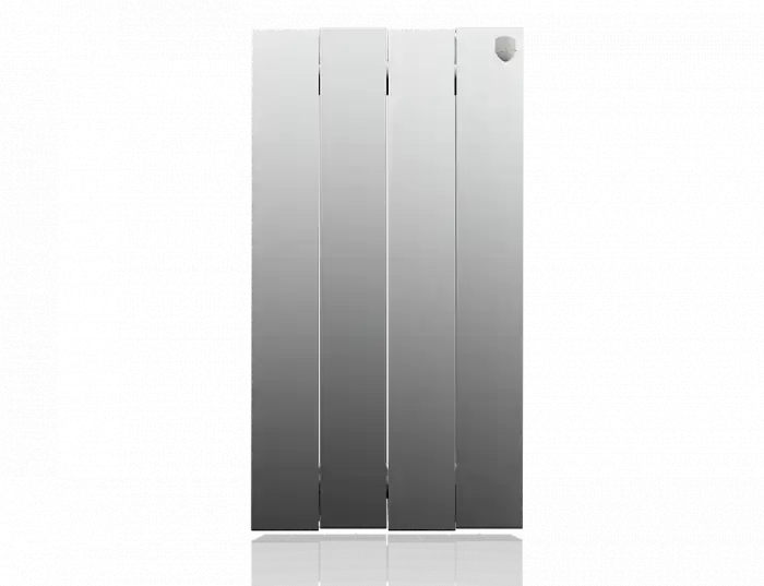 Биметаллический радиатор отопления Royal Thermo PianoForte 500 VD 4 секции Silver Satin