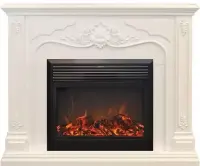 Каминокомплект RealFlame Victoria 26 WT с очагом MoonBlaze LUX Black