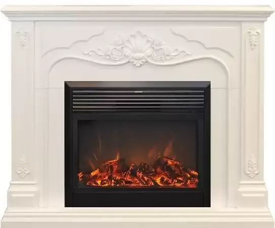 Каминокомплект RealFlame Victoria 26 WT с очагом MoonBlaze LUX Black