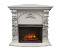 Каминокомплект RealFlame Athena Corner GR STD/EUG/25/25'5 WT с очагом Sparta 25,5 LED
