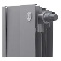 Биметаллический радиатор отопления Royal Thermo PianoForte 500 VDR80 6 секций Silver Satin