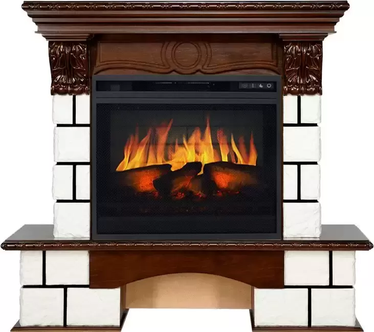 Каминокомплект Royal Flame Pierre Luxe c очагом Vision 23 EF LED 3D FX