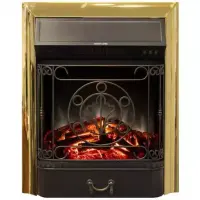 Каминокомплект RealFlame Andrea Corner с очагом Majestic Lux Brass S Каминокомплект RealFlame Andrea Corner с очагом Majestic Lux Brass S