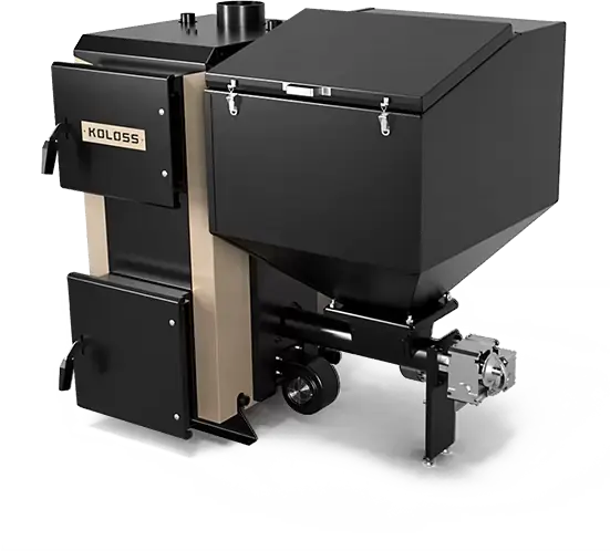 Напольный твердотопливный котел Koloss Avto 35