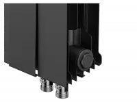 Биметаллический радиатор отопления Royal Thermo PianoForte 500 VDR80 8 секций Noir Sable