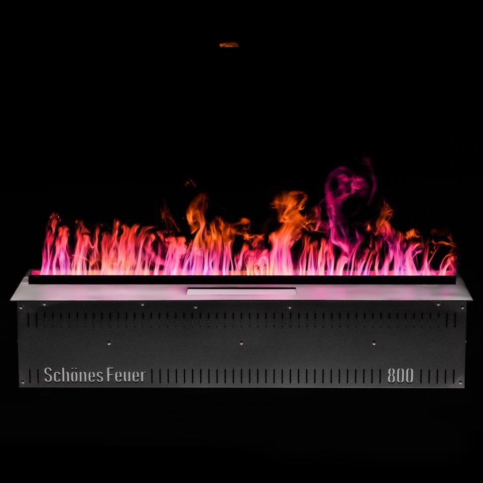 Встраиваемый электрический 3D-камин FireLine 800 - Ваш цвет (+22 000 ₽) - RGB + увлажнитель (+43 000 ₽)