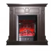 Каминокомплект Interflame Берта с очагом Majestic FX M Black темный дуб Каминокомплект Interflame Берта с очагом Majestic FX M Black темный дуб