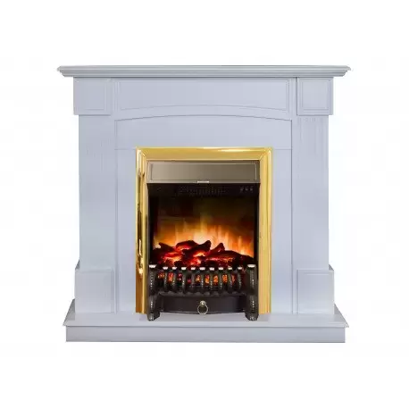 Каминокомплект RealFlame Andrea с очагом Fobos Lux Brass S