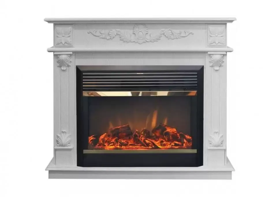 Каминокомплект RealFlame Philadelphia 25,5/26 WT с очагом MoonBlaze LUX Brass