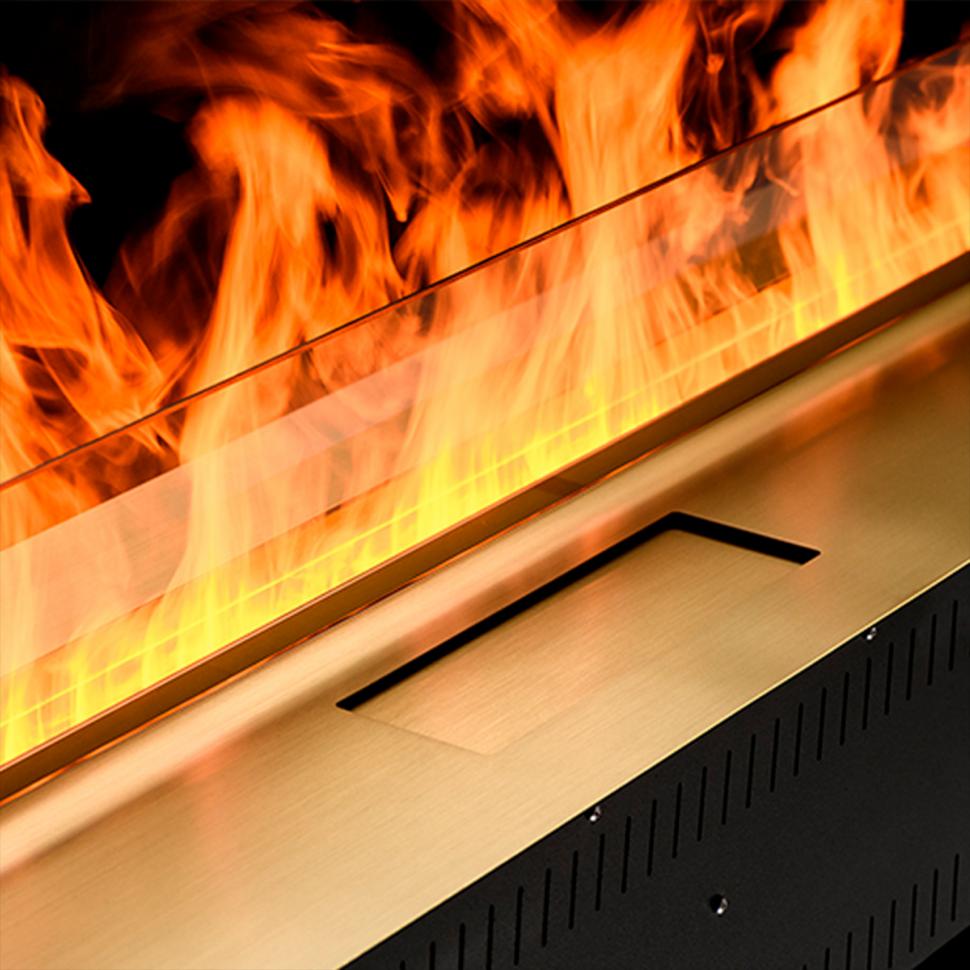 Встраиваемый электрический 3D-камин FireLine 2000 - Ваш цвет (+22 000 ₽) - RGB + увлажнитель (+105 000 ₽)