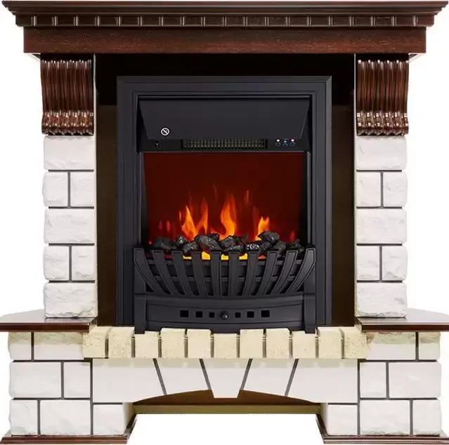 Каминокомплект Royal Flame Pierre Luxe с очагом Aspen Black