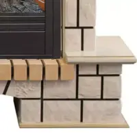 Каминокомплект RealFlame Stone new 26/HL WTG с очагом 3D Novara