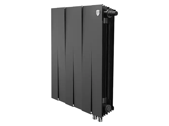 Биметаллический радиатор отопления Royal Thermo PianoForte 500 VDR80 6 секций Noir Sable