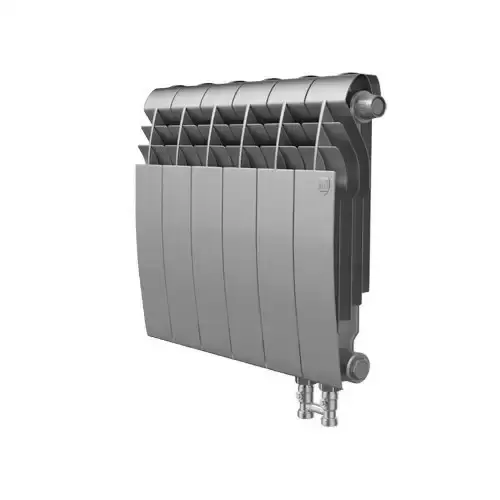 Биметаллический радиатор отопления Royal Thermo BiLiner 350 V 10 секций Silver Satin