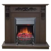 Каминокомплект RealFlame Dominica STD/EUG DN с очагом Fobos Lux Black S