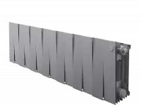 Биметаллический радиатор отопления Royal Thermo PianoForte 200 14 секций Silver Satin