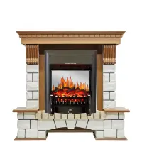 Каминокомплект Royal Flame Pierre Luxe с очагом Fobos FX M Black Каминокомплект Royal Flame Pierre Luxe с очагом Fobos FX M Black