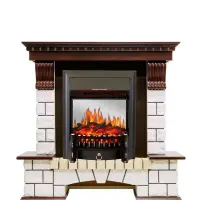 Каминокомплект Royal Flame Pierre Luxe с очагом Fobos FX M Black Каминокомплект Royal Flame Pierre Luxe с очагом Fobos FX M Black