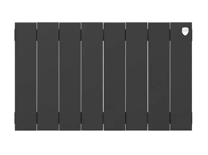 Биметаллический радиатор отопления Royal Thermo PianoForte 300 8 секций Noir Sable
